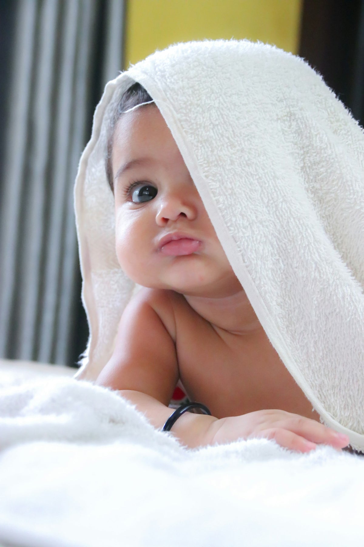 Hooded baby towel